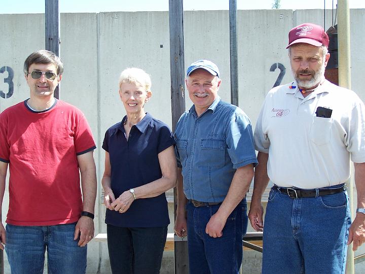 Match 2 Score Relay Winers, Paul Hamryszak, Carol Cassel, Bruce Conzo, John Hoover.jpg